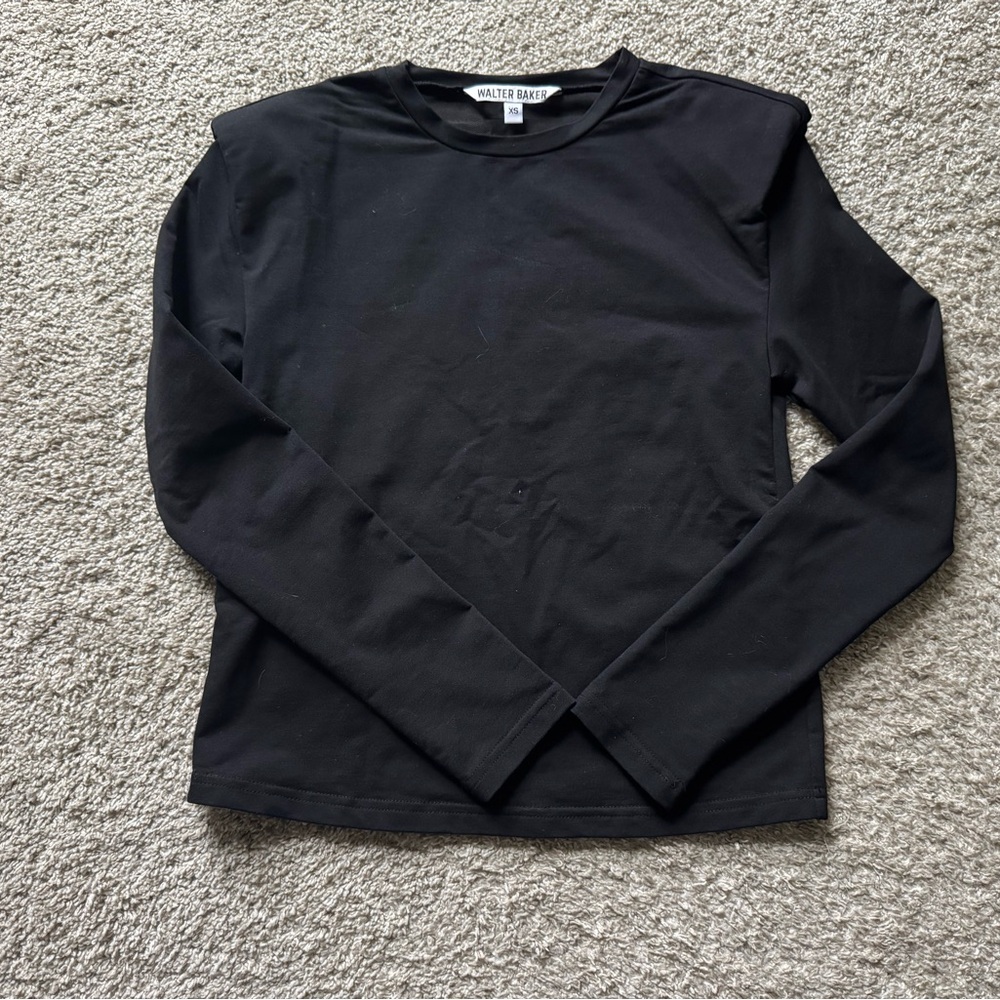 Walter Baker shoulder pad tee